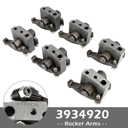 Cummins Dodge 5.9L 12V 3934920 6PCS Intake Exhaust Rocker Arms Support Set 4089669 3966678