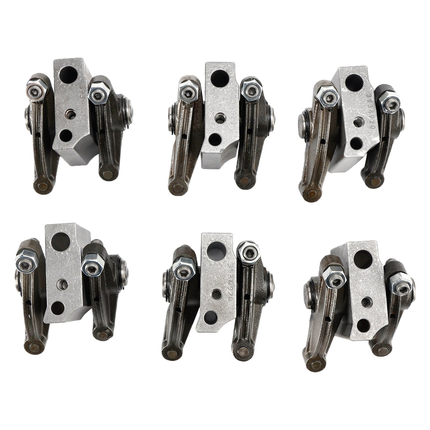6PCS Intake Exhaust Rocker Arms Support Set 3934920 4089669 for Cummins Dodge 5.9L 12V