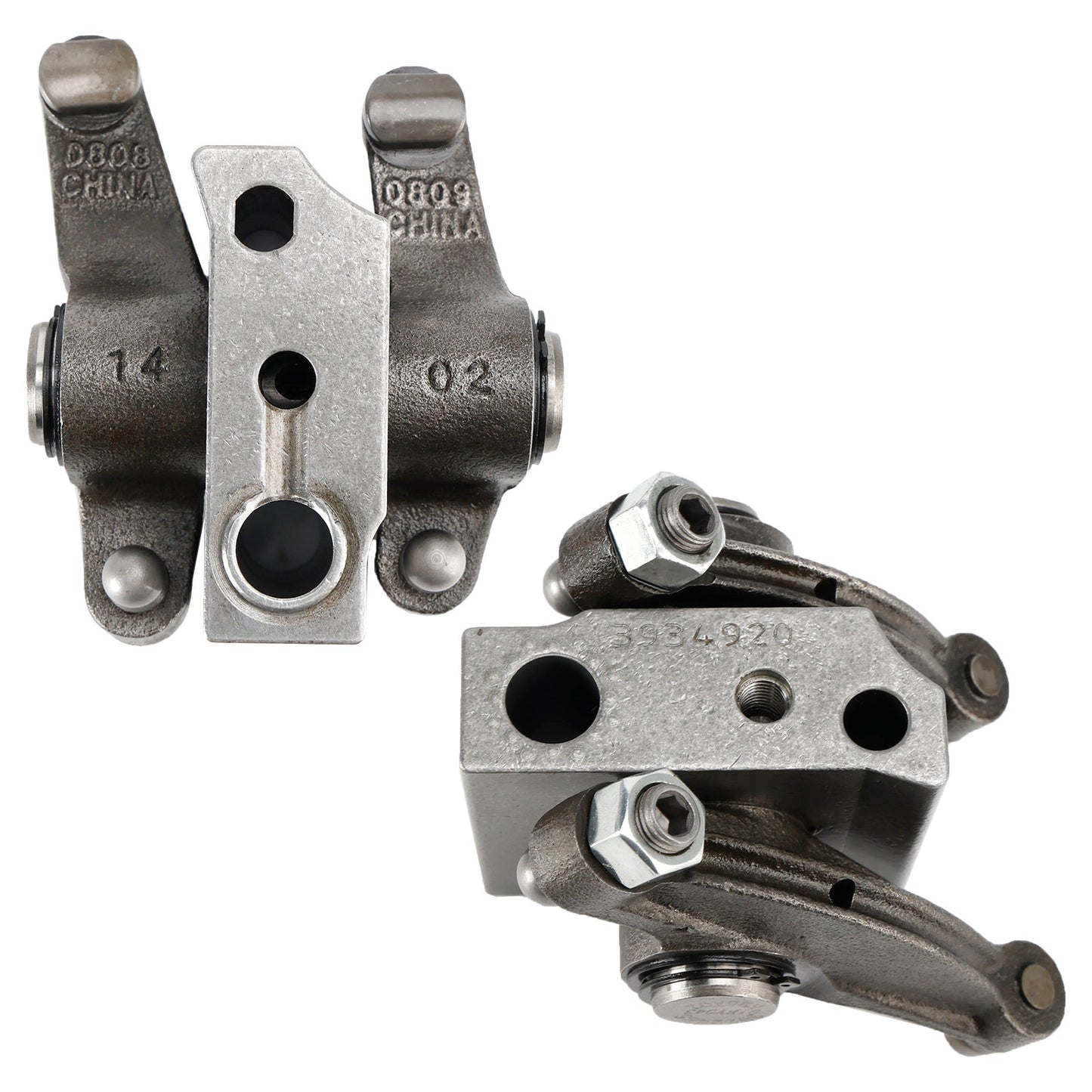 6PCS Intake Exhaust Rocker Arms Support Set 3934920 4089669 for Cummins Dodge 5.9L 12V