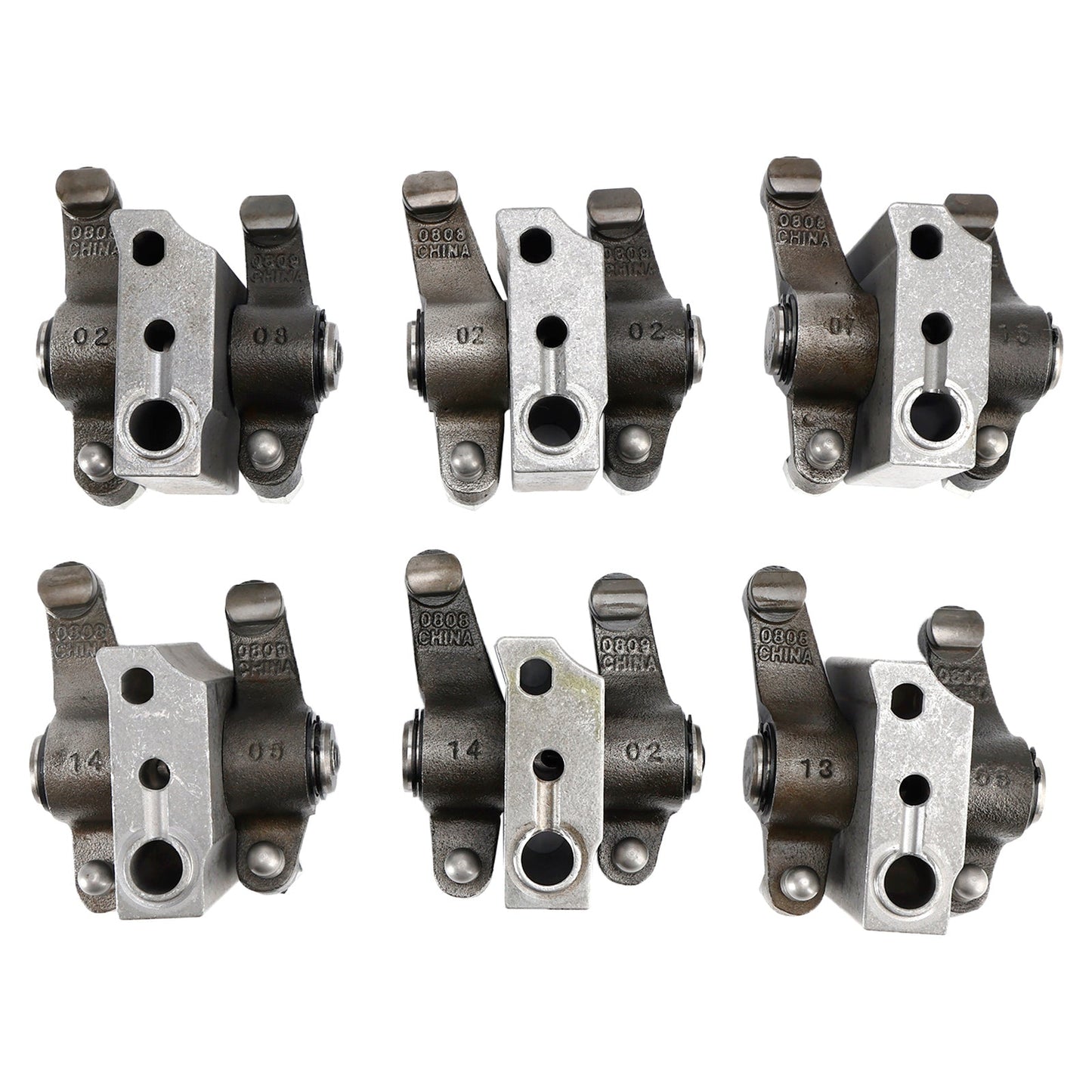 Cummins Dodge 5.9L 12V 3934920 6PCS Intake Exhaust Rocker Arms Support Set 4089669 3966678