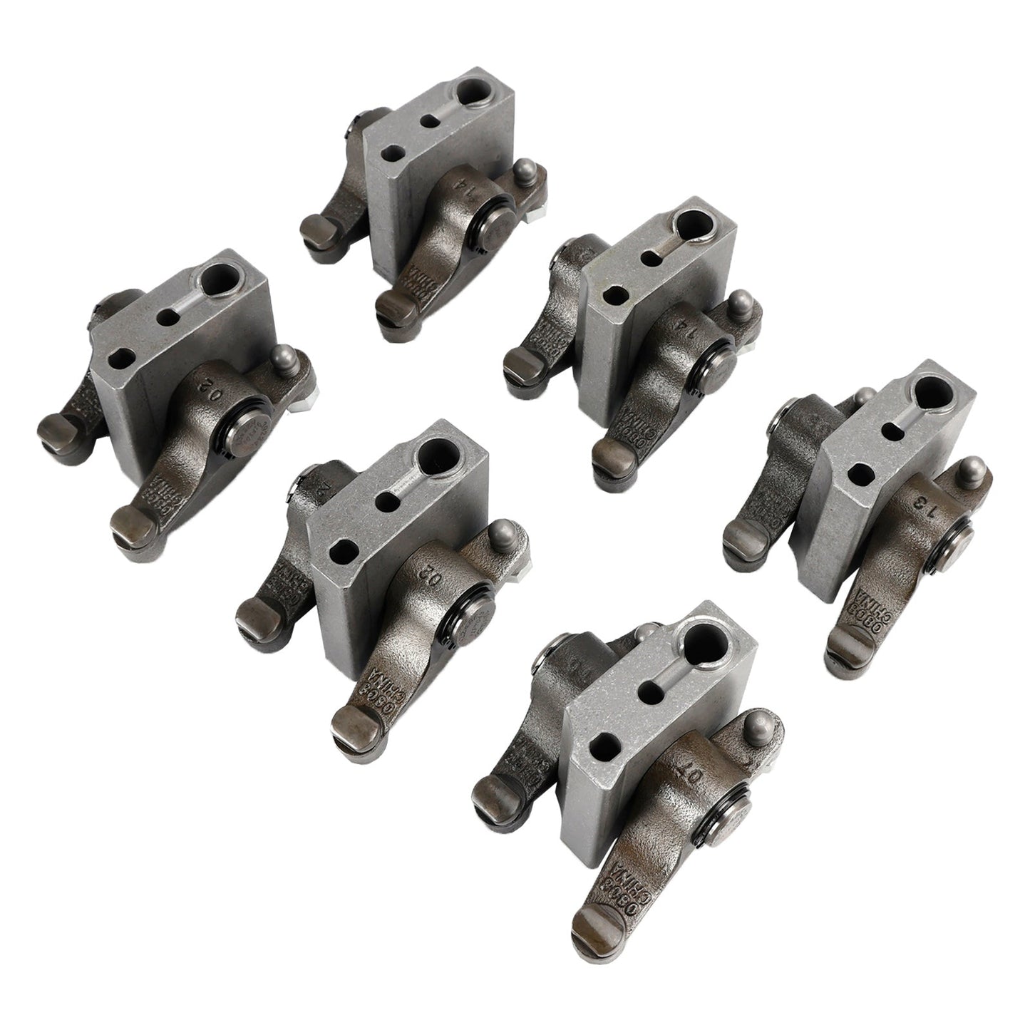 Cummins Dodge 5.9L 12V 3934920 6PCS Intake Exhaust Rocker Arms Support Set 4089669 3966678
