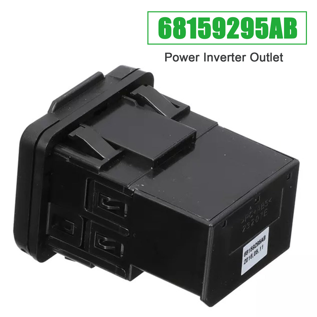 2013-2016 Ram 1500 2500 3500 4500 68159295AB Power Inverter Outlet 150W