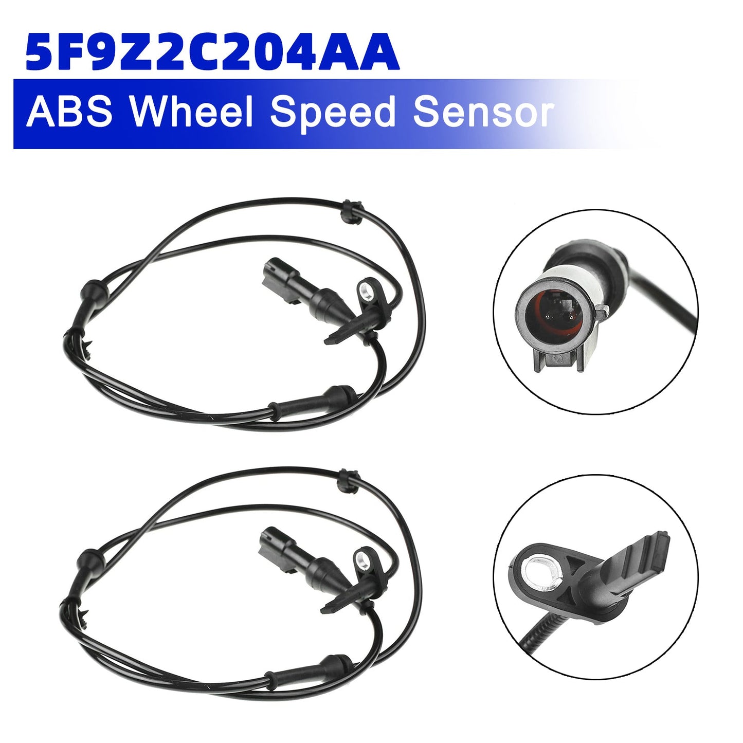 Front Left or Right ABS Wheel Speed Sensor 5F9Z2C204AA for Ford Freestyle 05-07