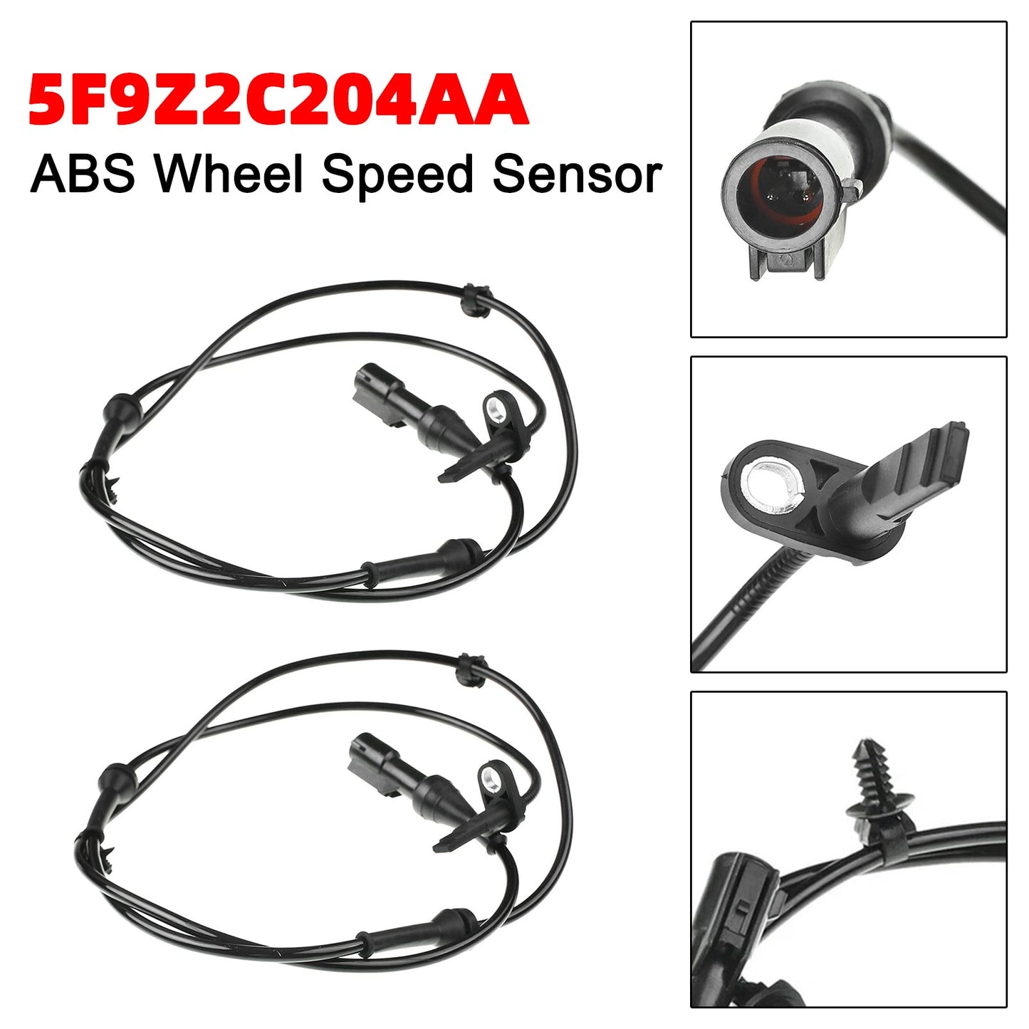 Front Left or Right ABS Wheel Speed Sensor 5F9Z2C204AA for Ford Freestyle 05-07