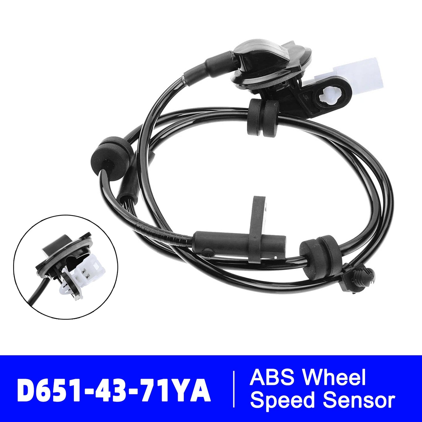 Mazda 2 DE DH Rear 1PCS ABS Wheel Speed Sensor D651-43-71YA