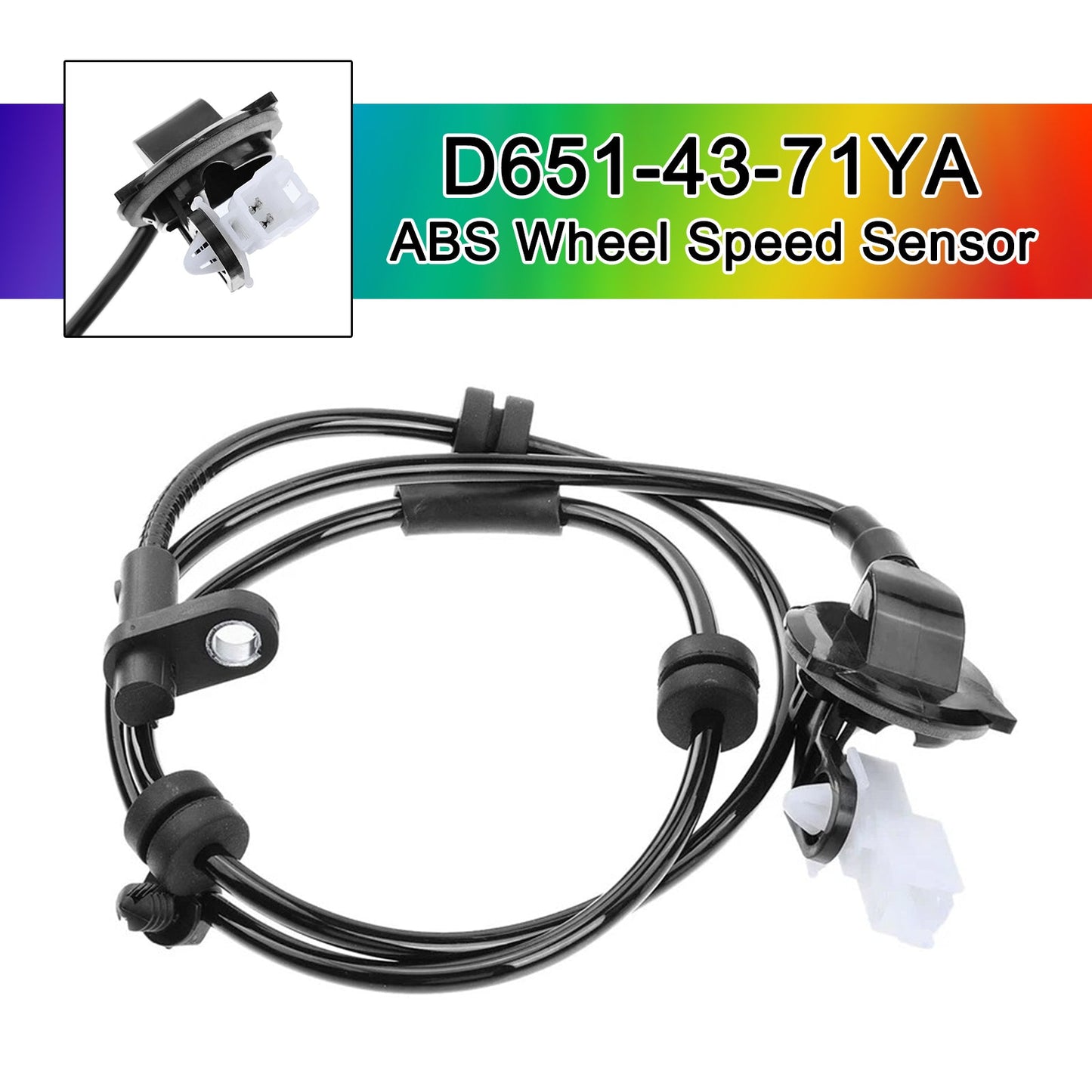 Mazda 2 DE DH Rear 1PCS ABS Wheel Speed Sensor D651-43-71YA