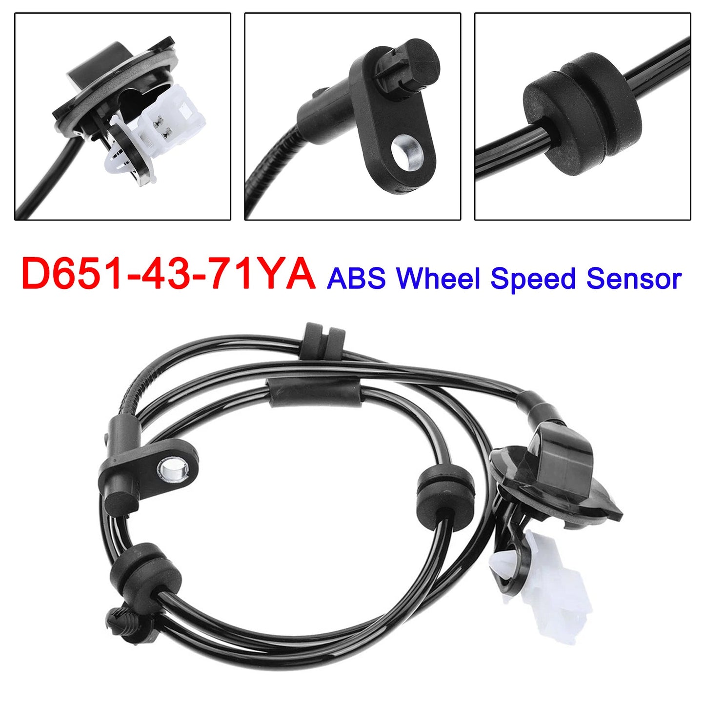 Mazda 2 DE DH Rear 1PCS ABS Wheel Speed Sensor D651-43-71YA