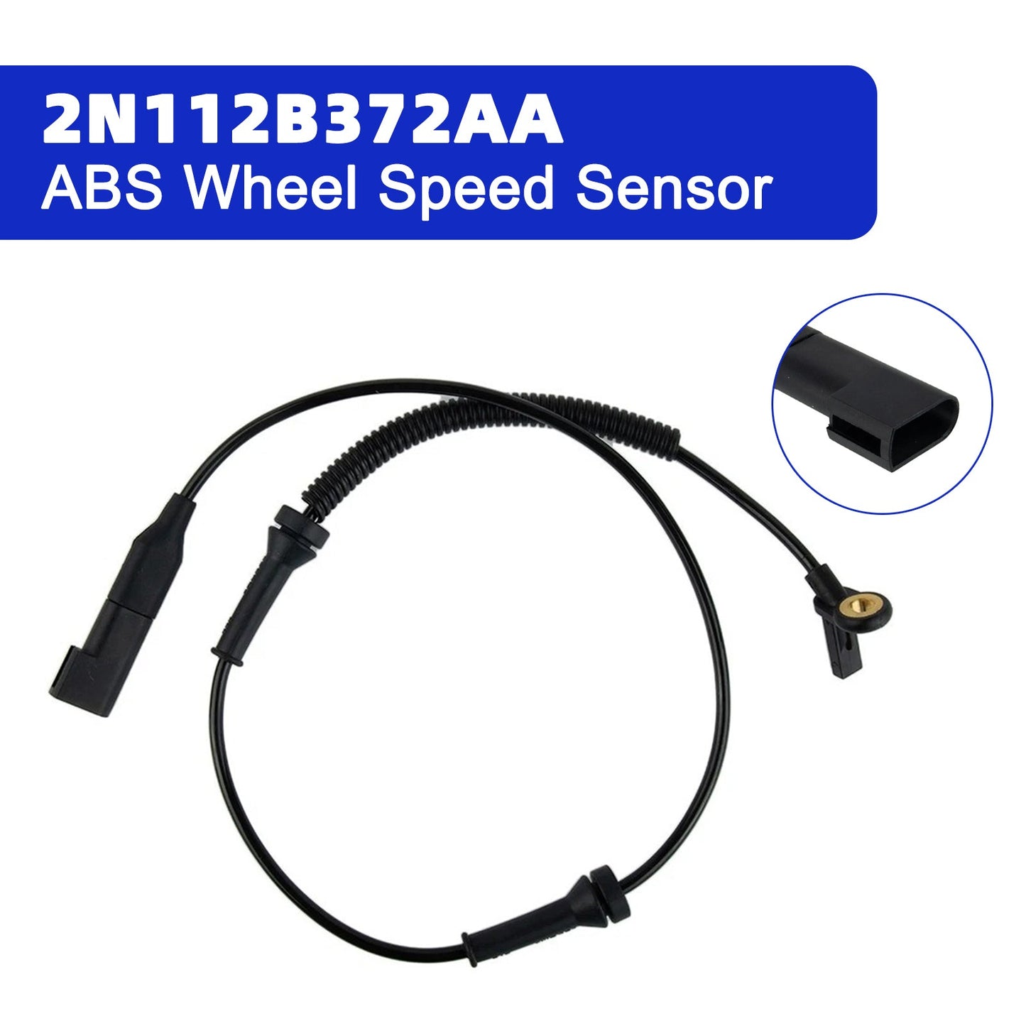 Ford Fiesta MK6 1CPS Front Left or Right ABS Wheel Speed Sensor 2N112B372AA