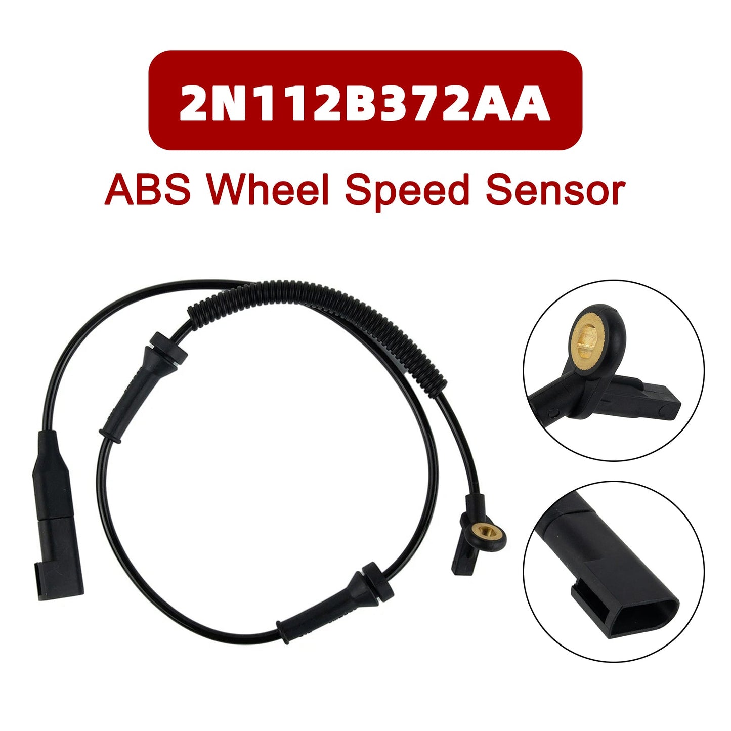 Ford Fiesta MK6 1CPS Front Left or Right ABS Wheel Speed Sensor 2N112B372AA