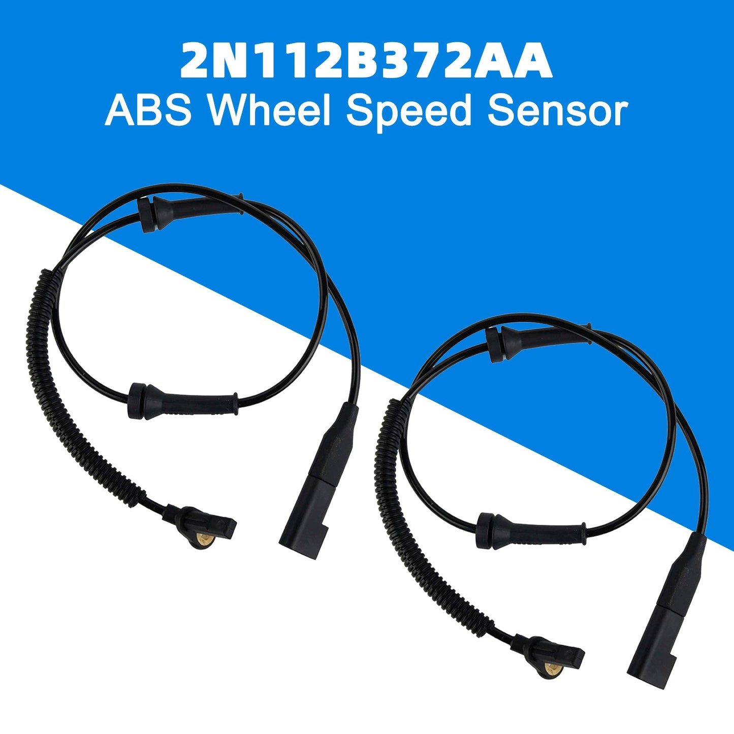 Ford Fiesta MK6 Front Left and Right ABS Wheel Speed Sensor 2N112B372AA