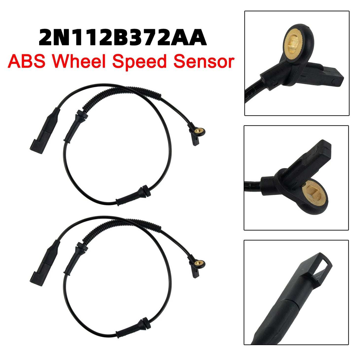 Ford Fiesta MK6 Front Left and Right ABS Wheel Speed Sensor 2N112B372AA