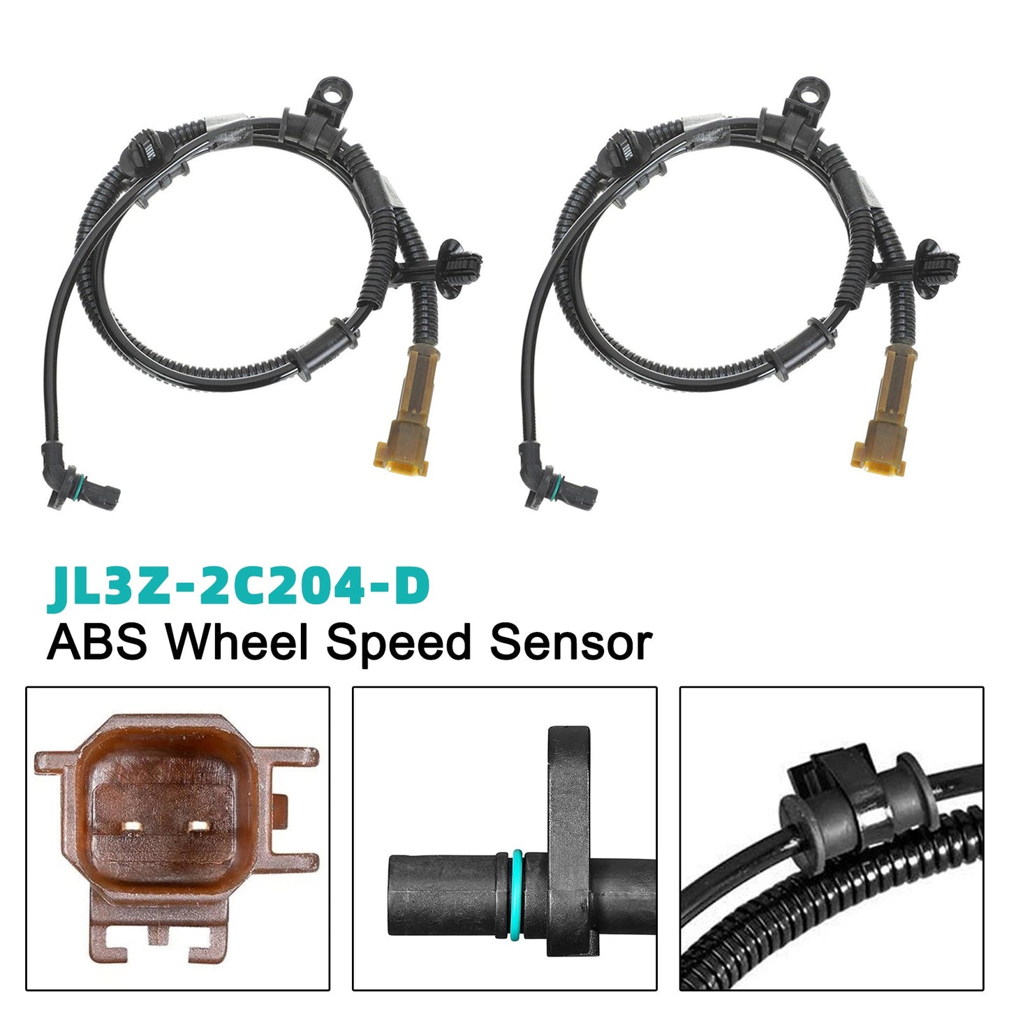 Ford Expedition Front Left and Right ABS Wheel Speed Sensor JL3Z-2C204-D FL3Z2C204A