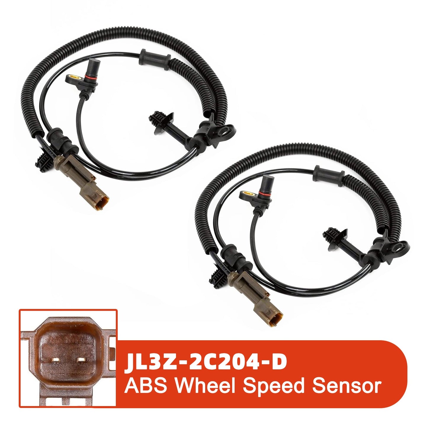 Ford Expedition Front Left and Right ABS Wheel Speed Sensor JL3Z-2C204-D FL3Z2C204A