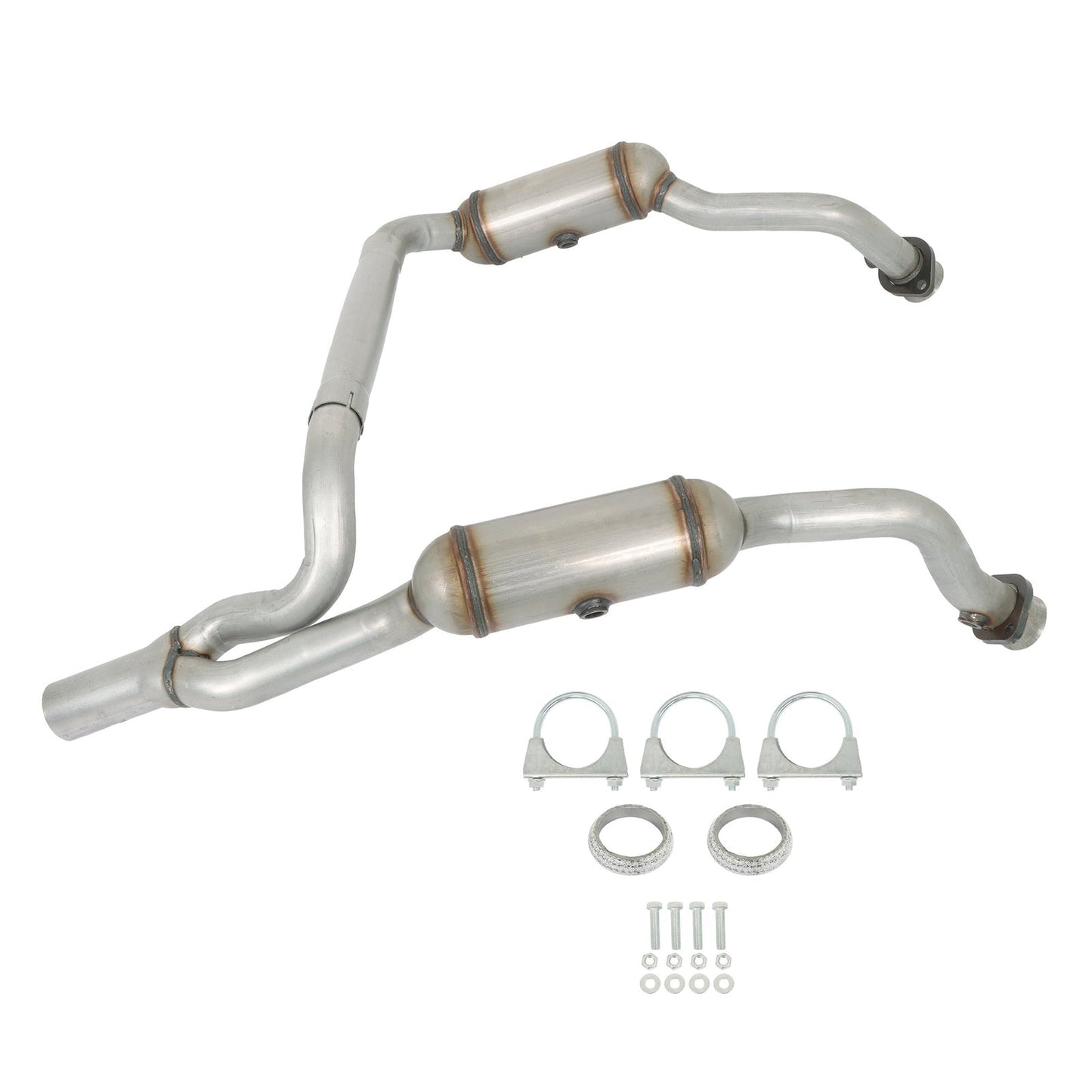 Jeep Wrangler 3.8L 2010-2011 Y Pipe Catalytic Converter Complete Set 50498
