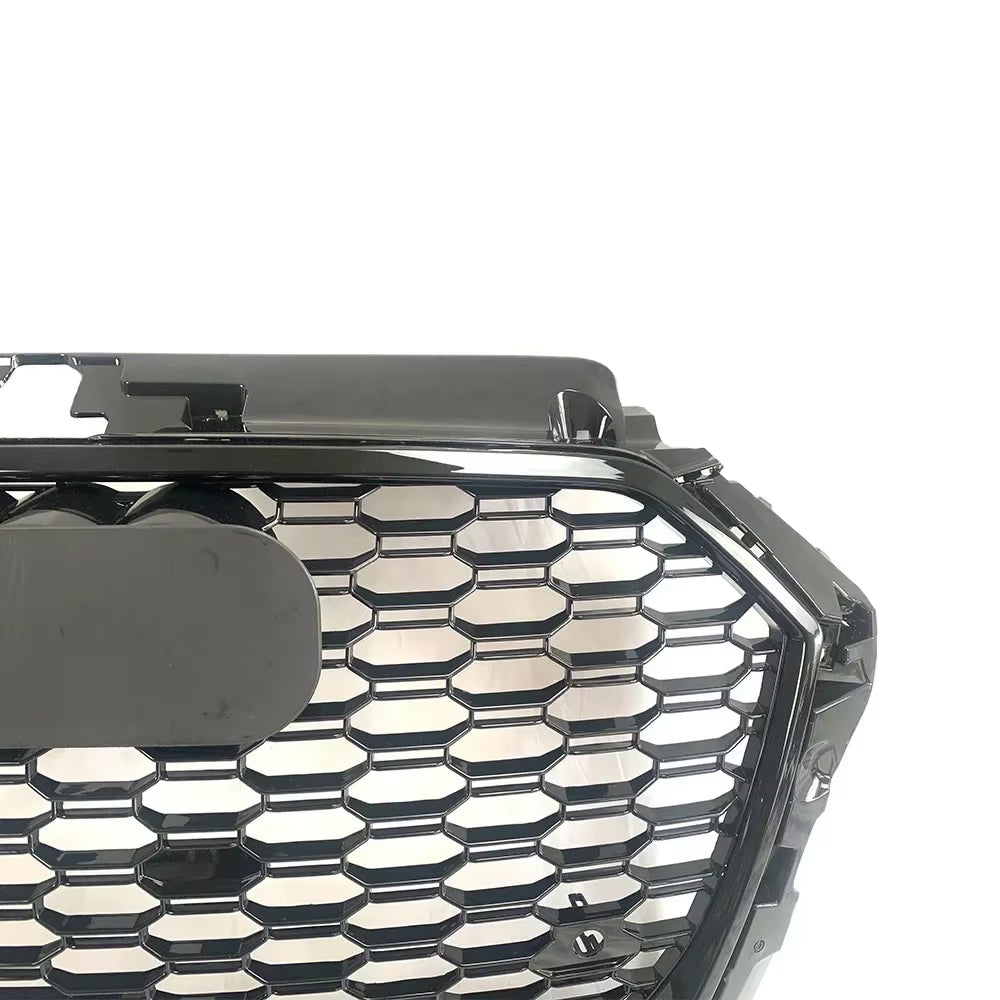 2017-2019 Audi A3 8VPA To RS3 Style High Quality Honeycomb Chrome Grille With ACC