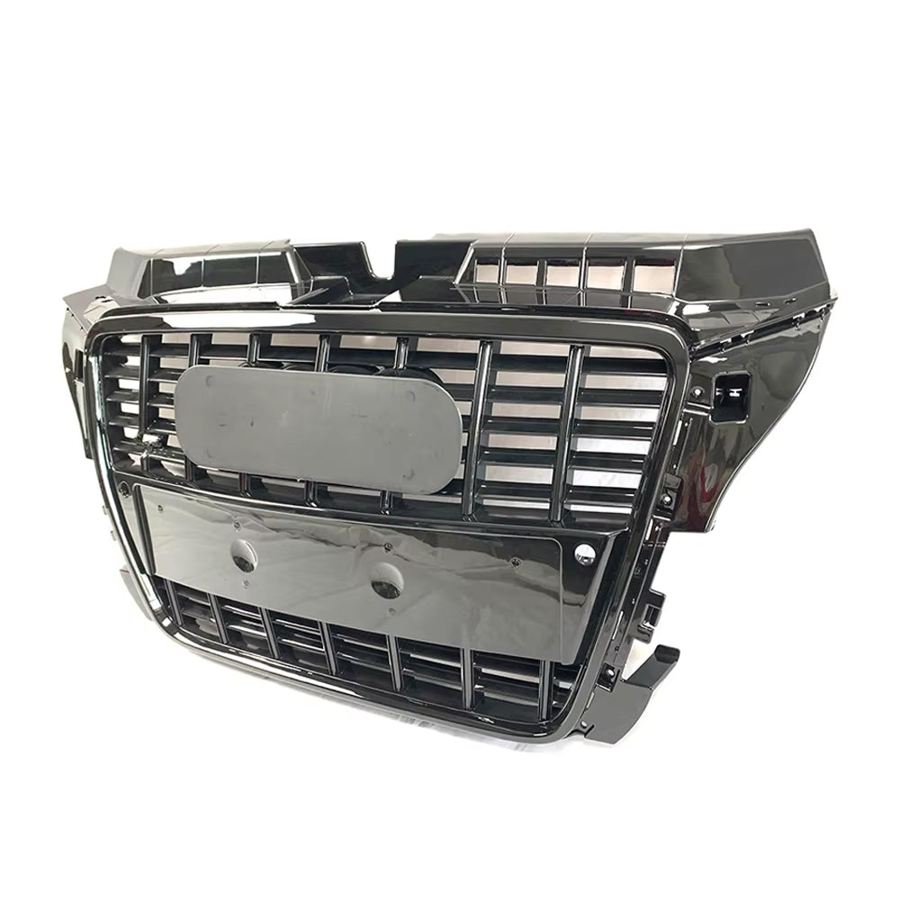 2008-2012 Audi A3/8P To S3/RS3 Style High Quality ABS Grille Chrome Trim Grill Silver And Black Front Bumper Grille