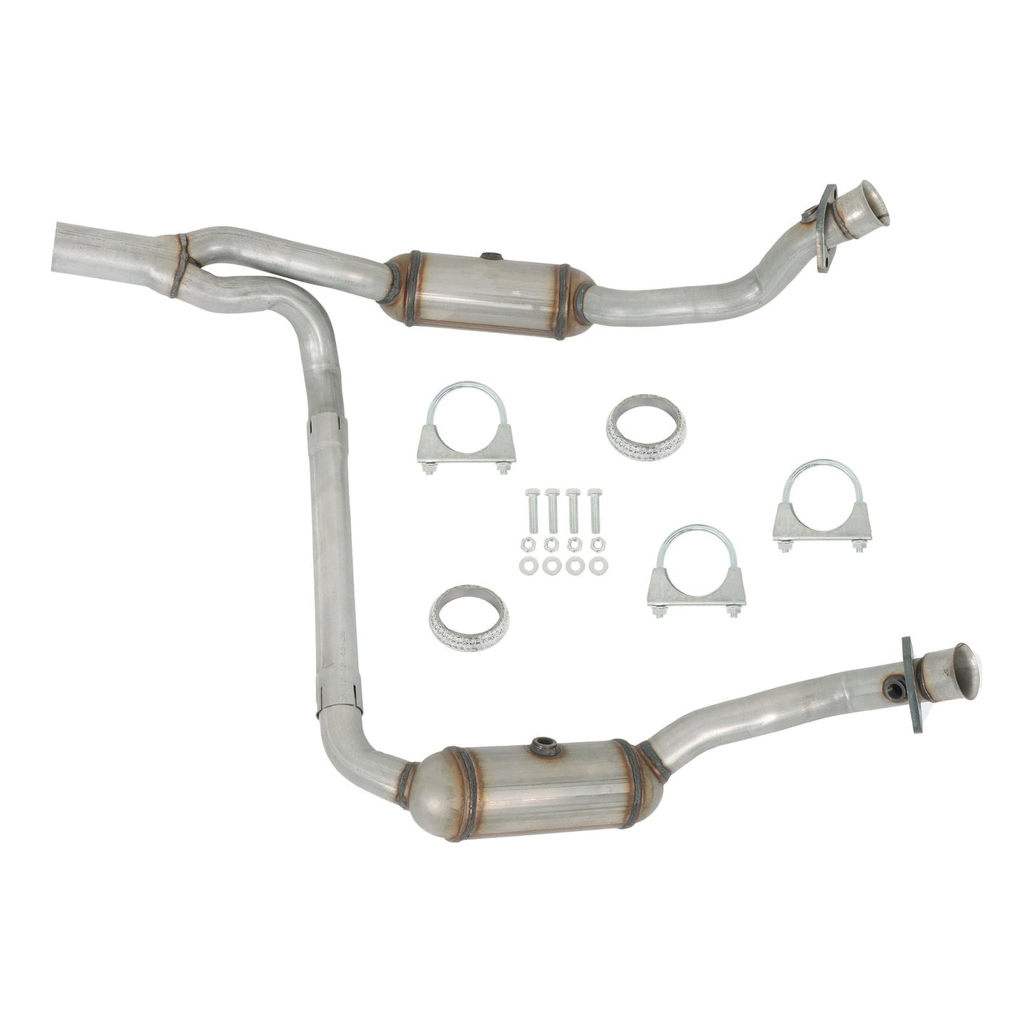 Jeep Wrangler 3.8L 2010-2011 Y Pipe Catalytic Converter Complete Set 50498