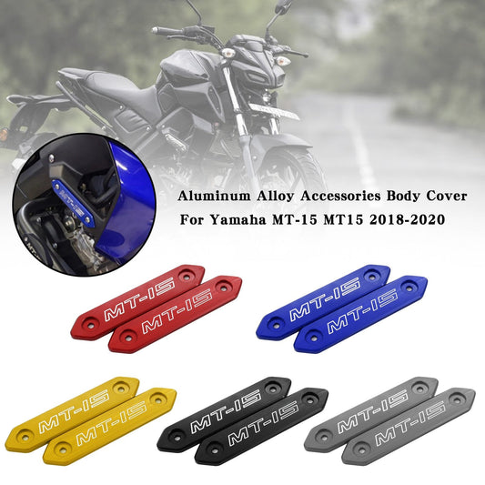 Cubierta de carrocería de aleación de aluminio para Yamaha MT 15 MT-15 MT15 2018-2020