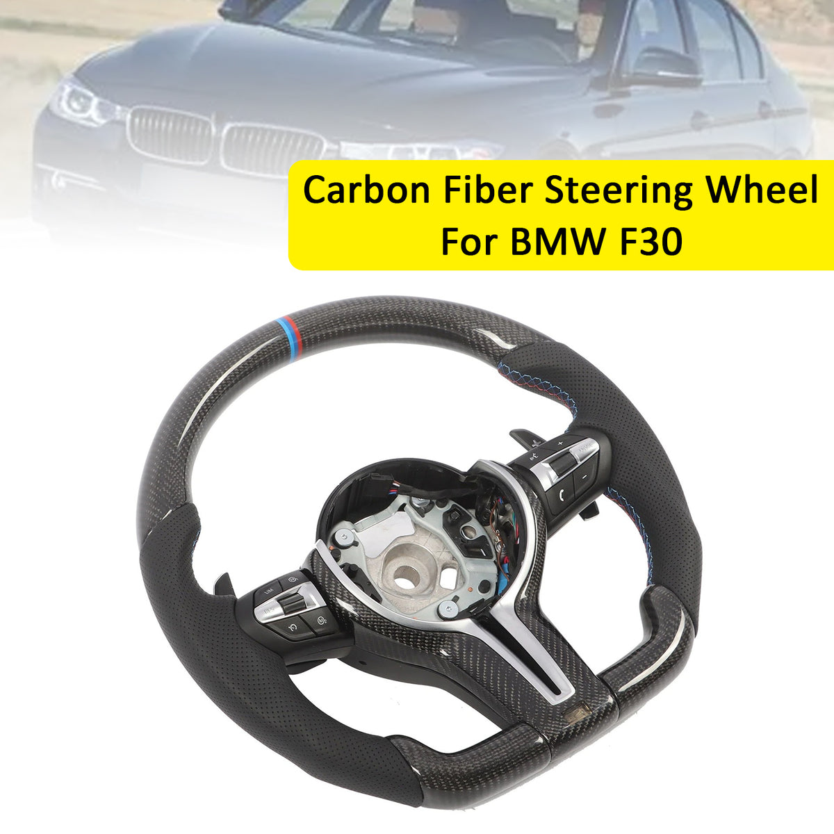 F30 F31 F20 F33 F34 F36 F22 M2 M3 M4 Bmw Carbon Fiber Steering Wheel