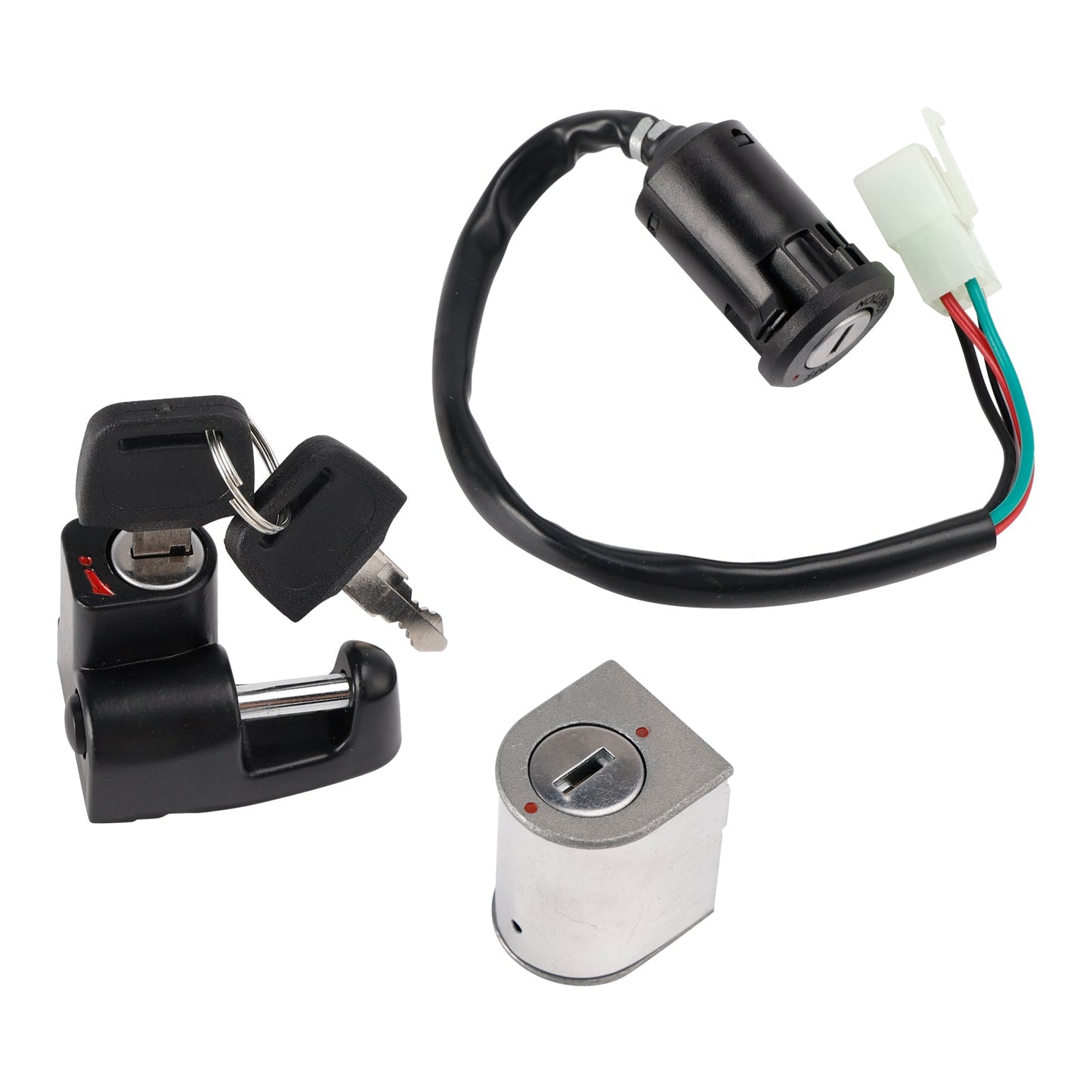 Honda XL250S XL500S 1979-1981 Ignition Switch Lock Set Helmet Steering Lock w/Keys 35010-428-020 35010-428-730