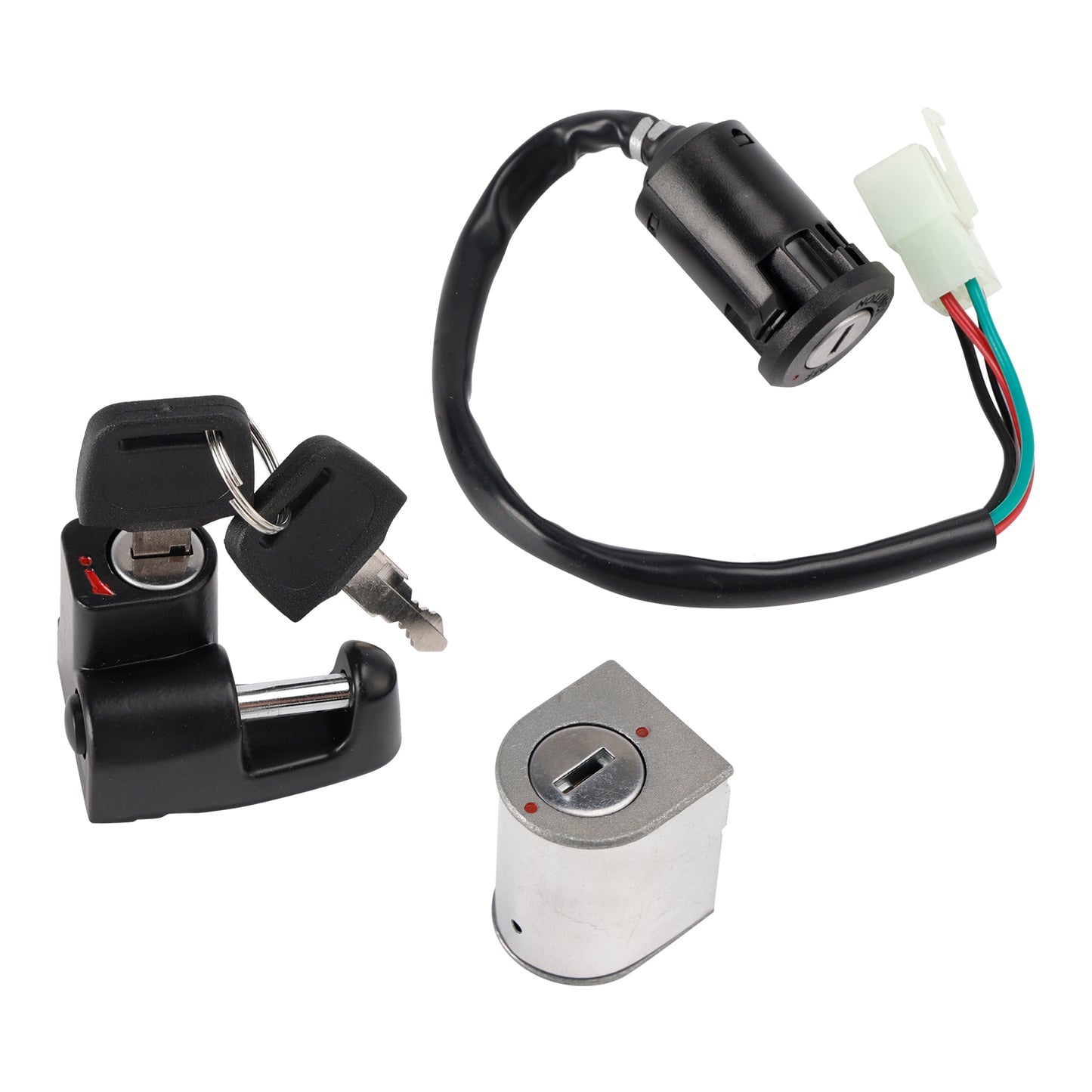 Honda XL250S XL500S 1978-1981 Main Ignition Switch Key Helmet Steering Lock Set