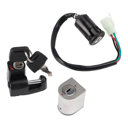 Honda XL250S XL500S 1978-1981 Main Ignition Switch Key Helmet Steering Lock Set