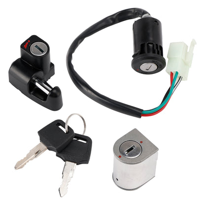 Honda XL250S XL500S 1978-1981 Main Ignition Switch Key Helmet Steering Lock Set