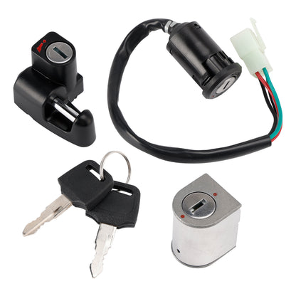 Honda XL250S XL500S 1978-1981 Main Ignition Switch Key Helmet Steering Lock Set