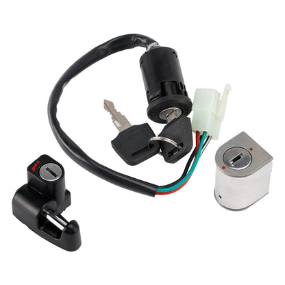 Honda XL250S XL500S 1978-1981 Main Ignition Switch Key Helmet Steering Lock Set