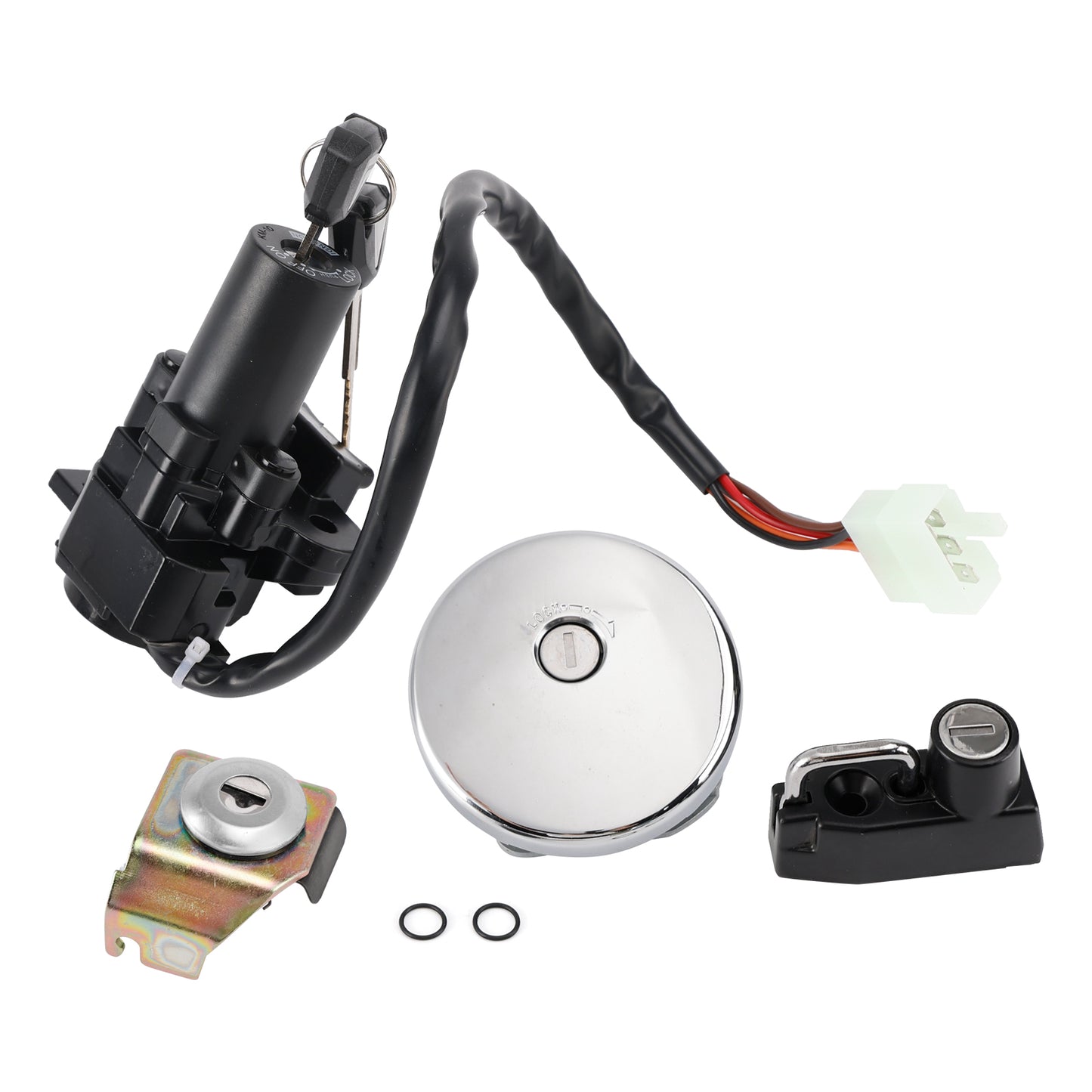 Kawasaki W 800 EJ800 2019-2025 Gas Cap Helmet Lock Ignition Switch Lock Set
