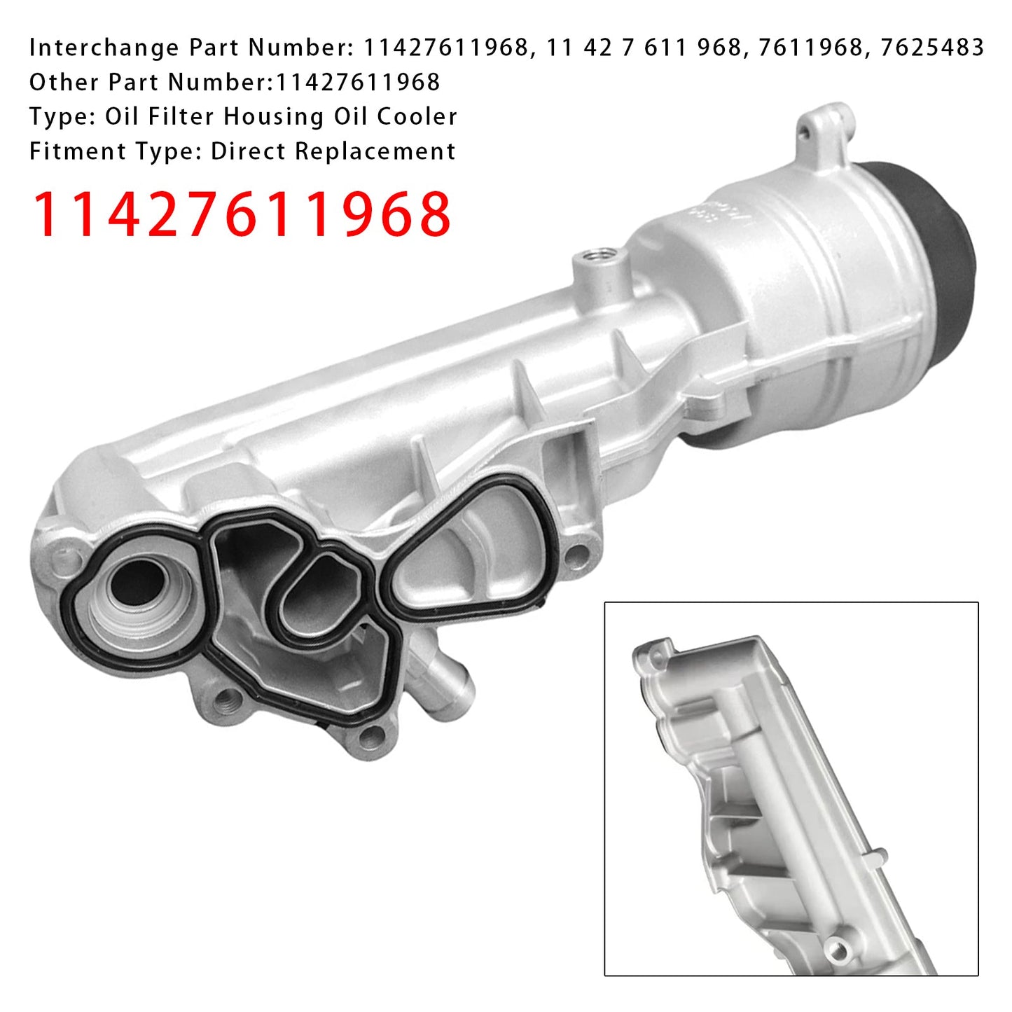 2011-2019  BMW F20 F30 F35 F80 11427611968 Brand New Engine Oil Cooler