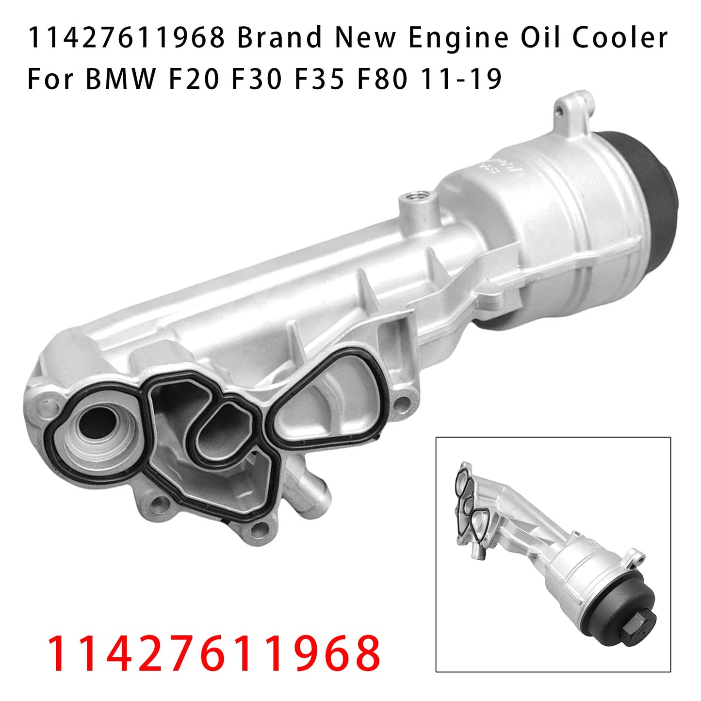 2011-2019  BMW F20 F30 F35 F80 11427611968 Brand New Engine Oil Cooler