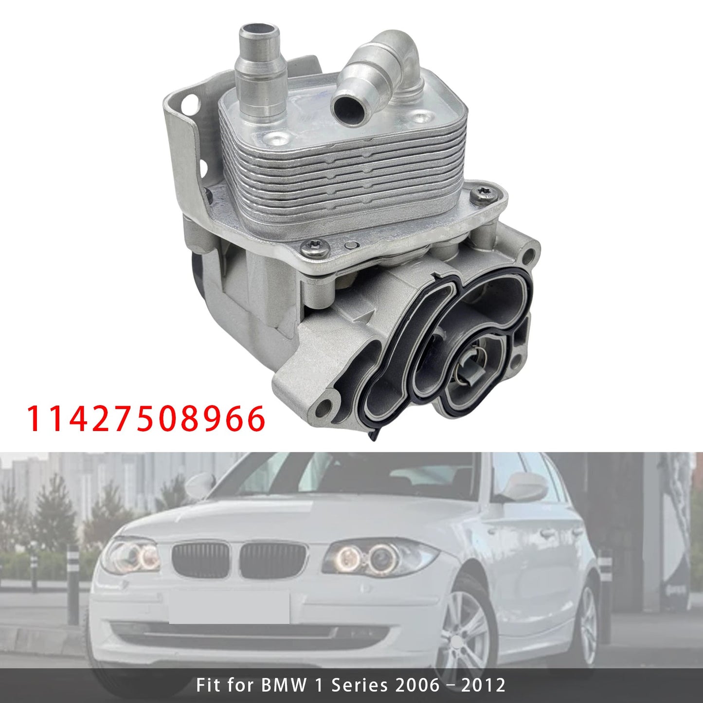 BMW 120i 320i 520i X1 11427508966 Engine Oil Cooler Oil Filter Assembly
