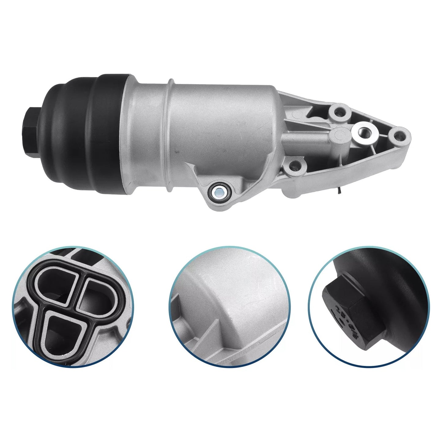Audi A4 2005-2009 Engine Oil Cooler Oil Filter Assembly 06E115405K