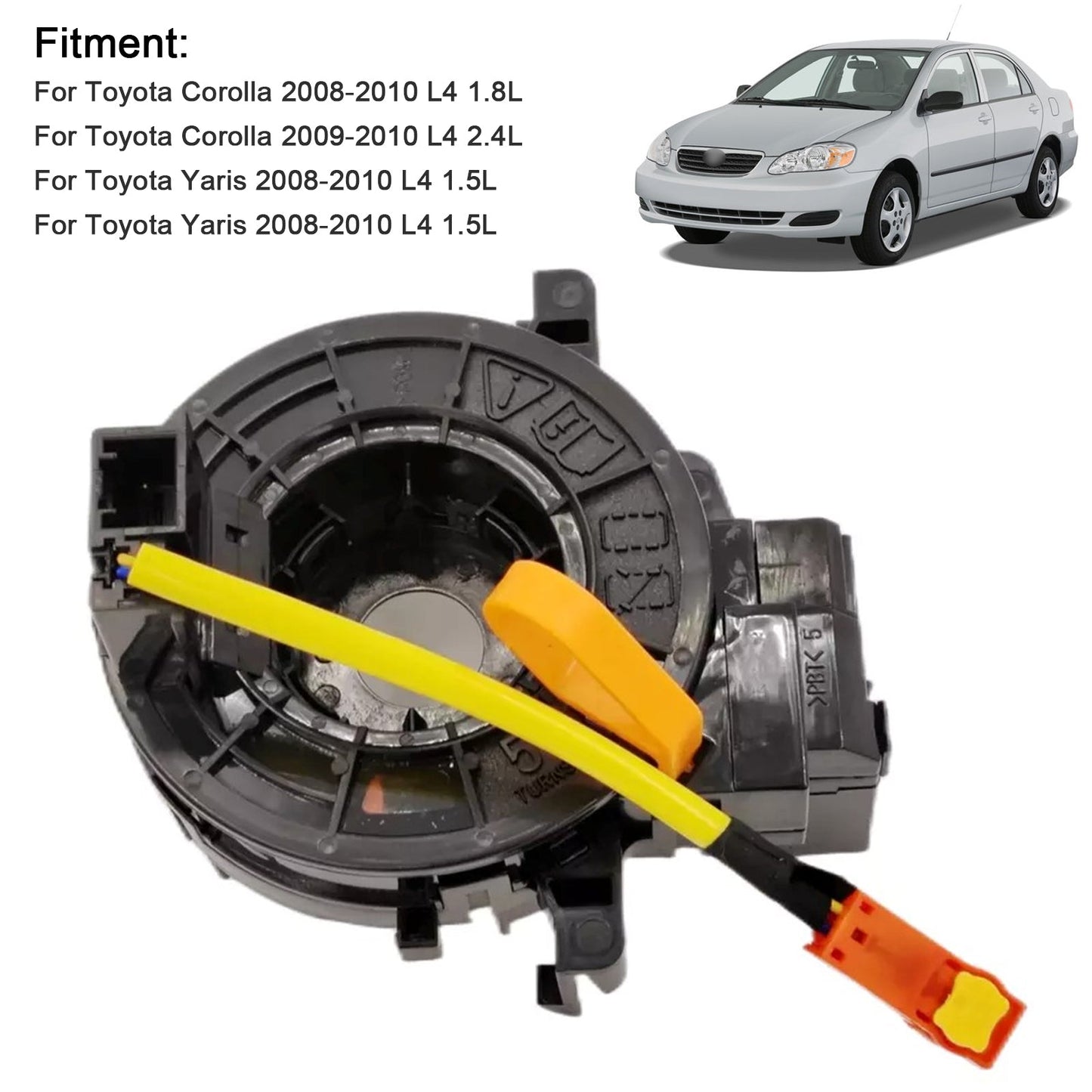 Toyota Corolla Yaris 2008-2010 Steering Wheel Clock Spring 84306-52100