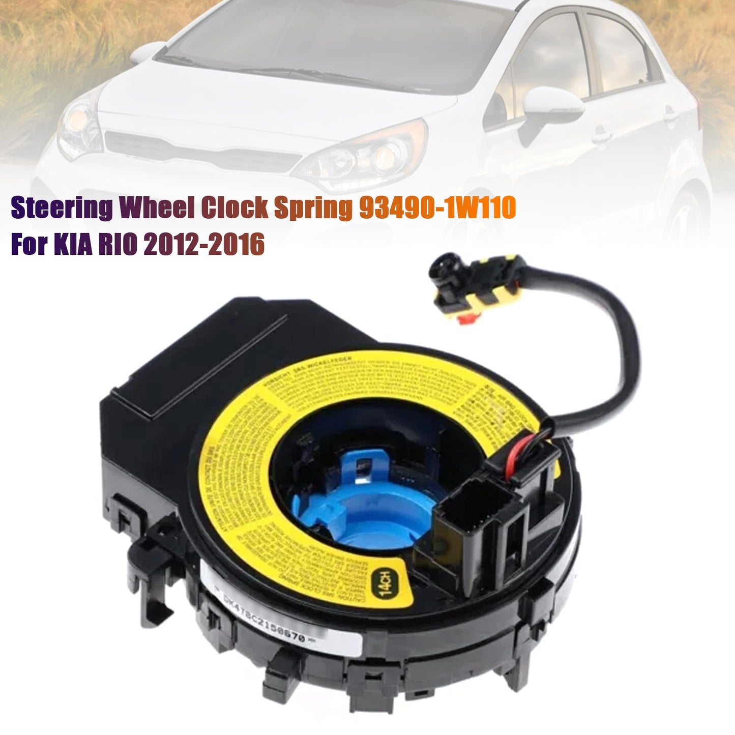 KIA RIO 2012-2016 Steering Wheel Clock Spring 93490-1W110