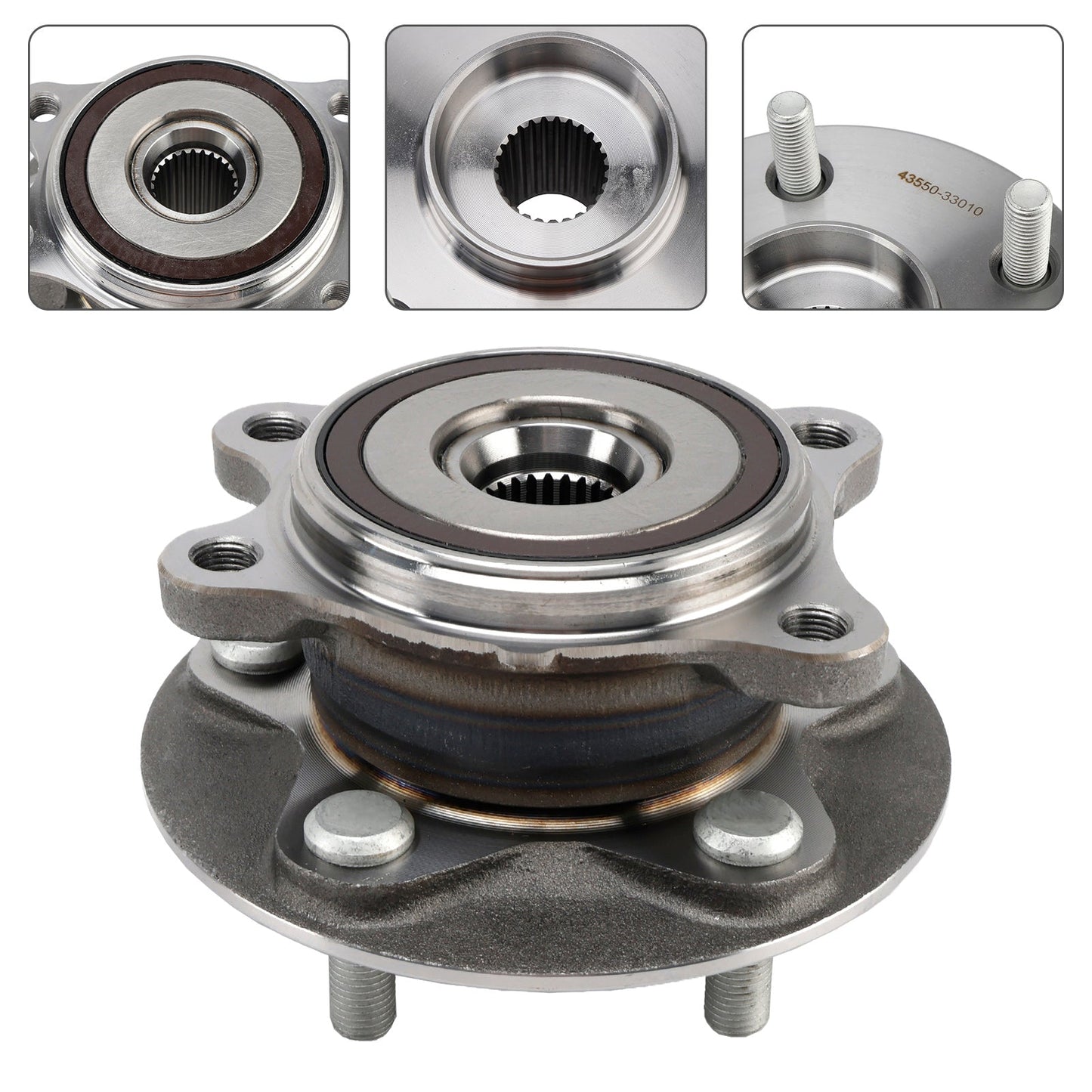 43550-33010 Front Wheel Hub Bearing Unit For Toyota Avalon Camry 2018-2023