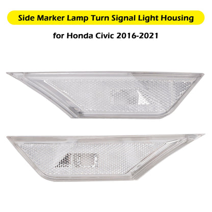 2016-2021 Honda Civic Side Marker Lamp Turn Signal Light Housing for Honda Civic 2016-2021