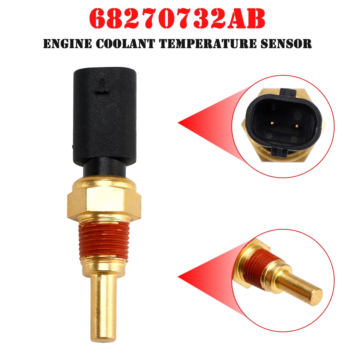 Dodge Ram for Chrysler Engine Coolant Temperature Sensor 68270732AB