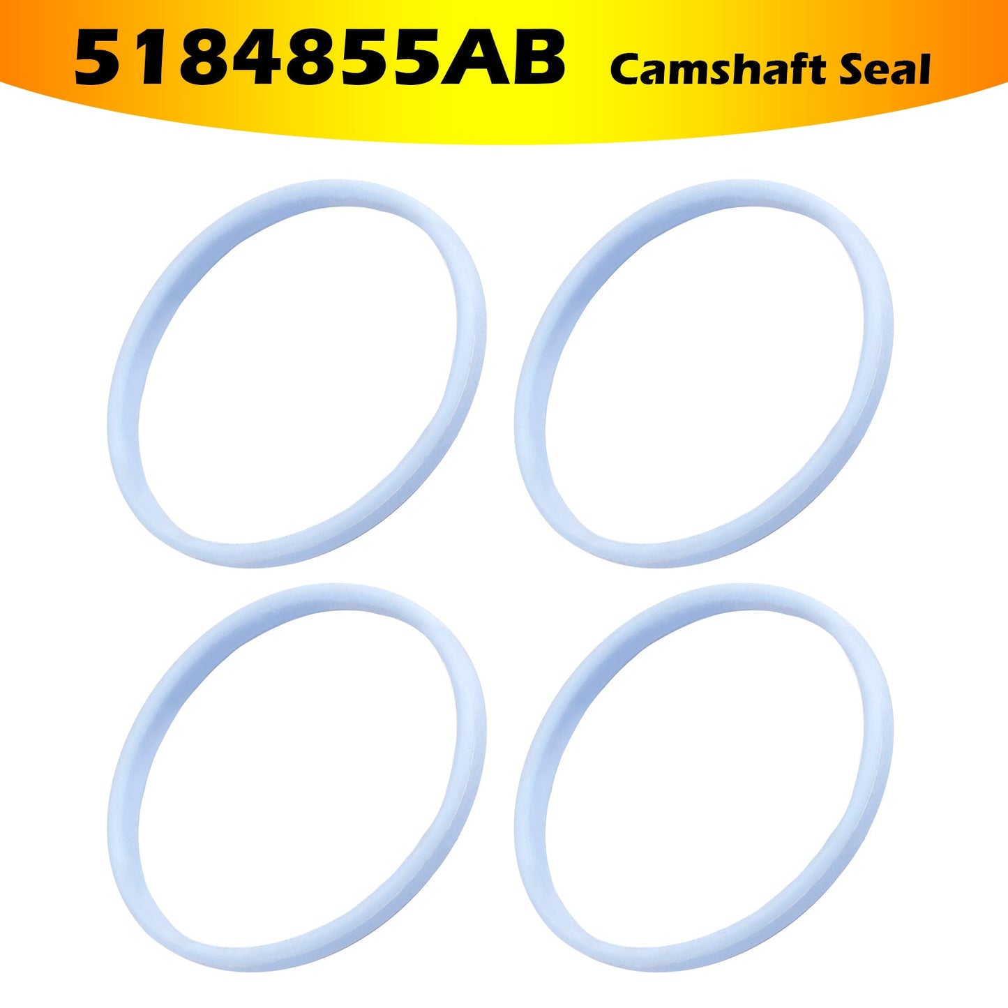 4pc 5184855AB Camshaft Seals Left or Right for Chrysler for Dodge 3.6L