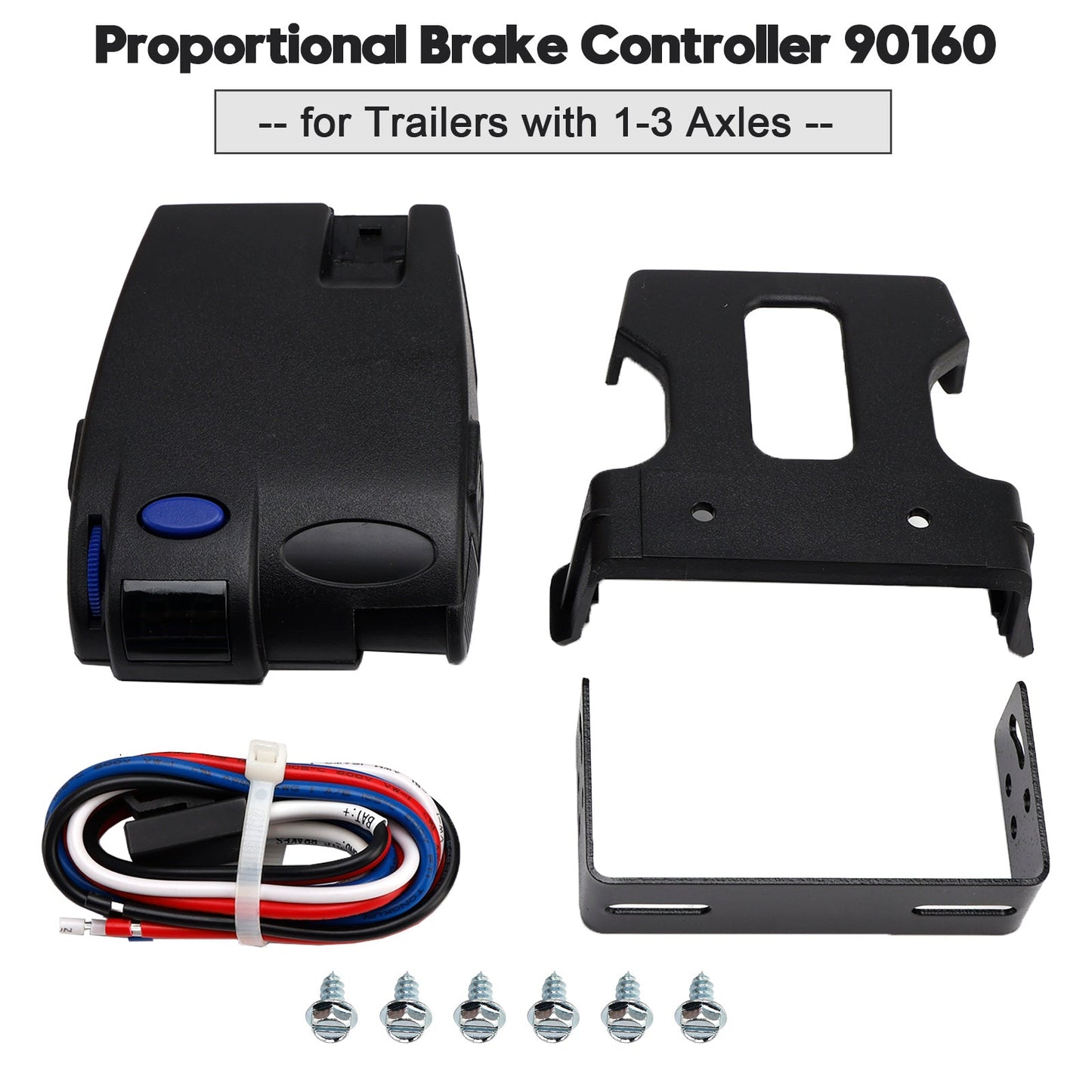 Proportional Brake Controller 90160 for Trailers with 1-3 Axles