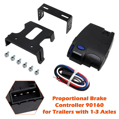 Proportional Brake Controller 90160 for Trailers with 1-3 Axles