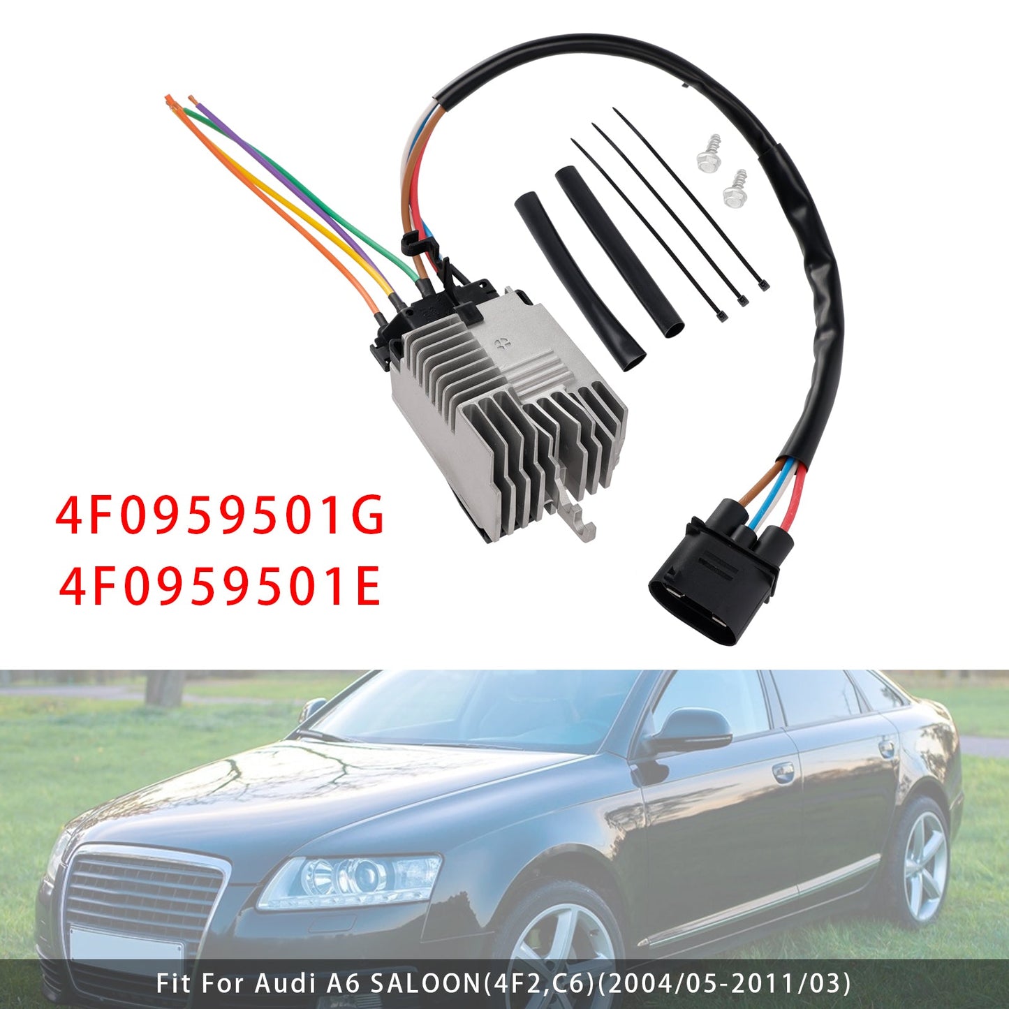 Audi A6 2004-2011 4F0959501G 4F0959501E Radiator Fan Control Module