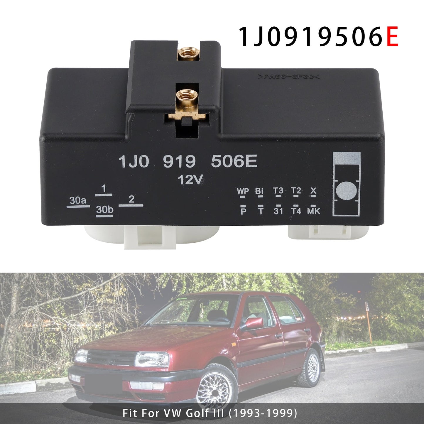 VW Golf III IV Bora Audi A3 1J0919506E Radiator Fan Control Module