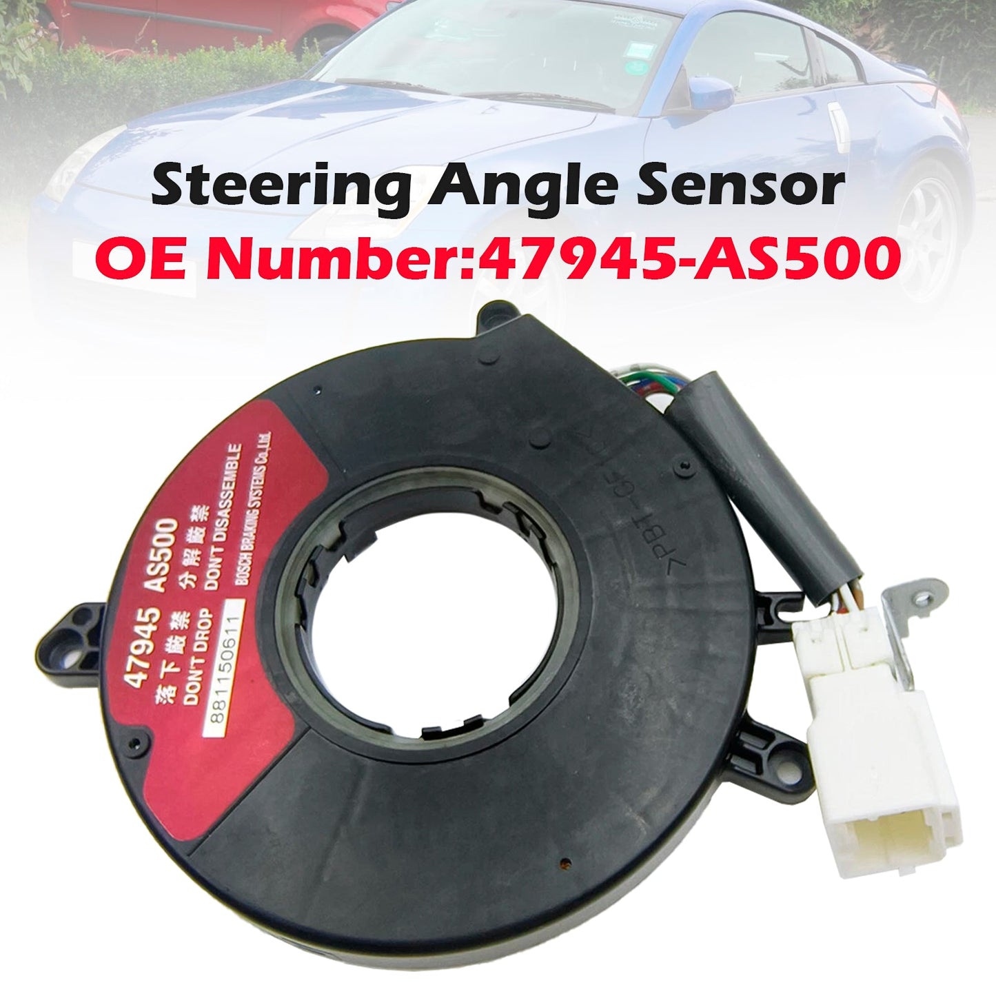 47945-AS500 Steering Angle Sensor For Nissan Frontier 03-17 Infiniti 2002-2010