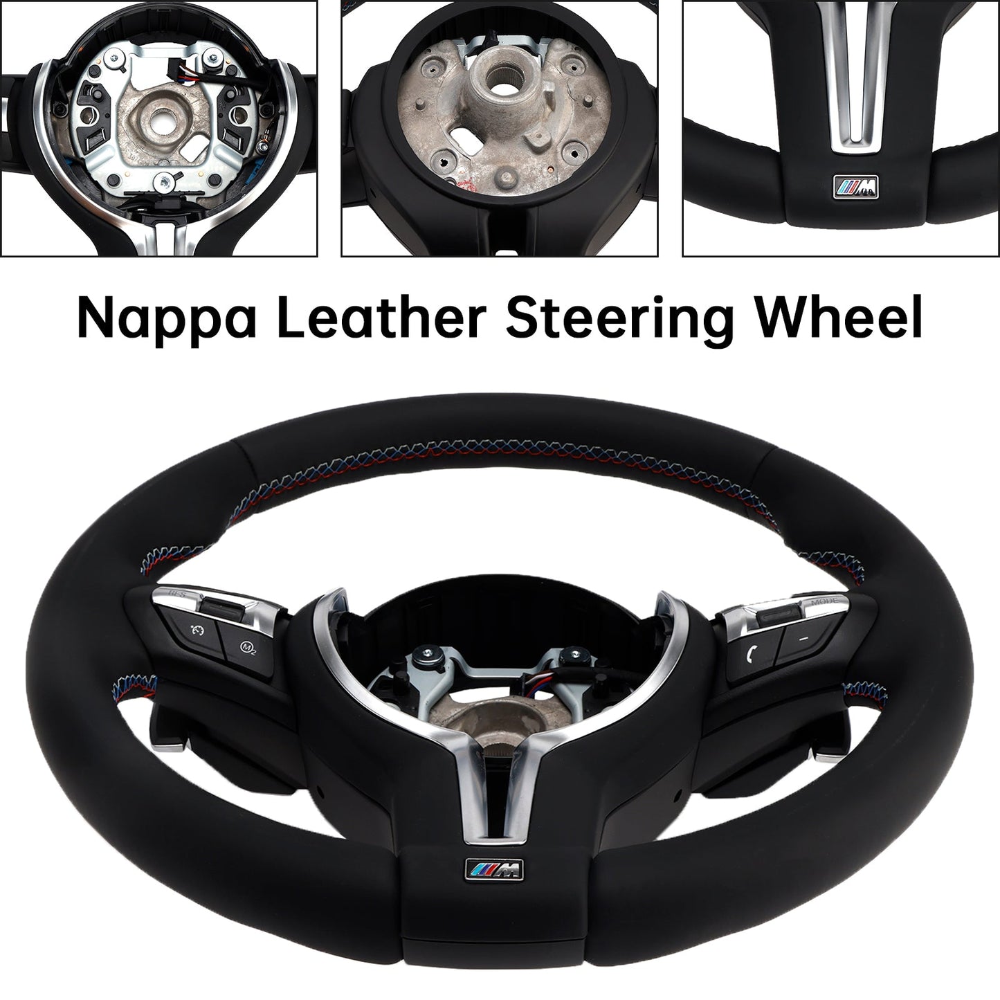 BMW F30 F31 F20 F33 F34 F36 F22 M2 M3 M4 Nappa Leather Steering Wheel