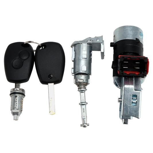 Renault Kangoo II Master III Ignition Lock cylinder W/2 Keys 806012544R