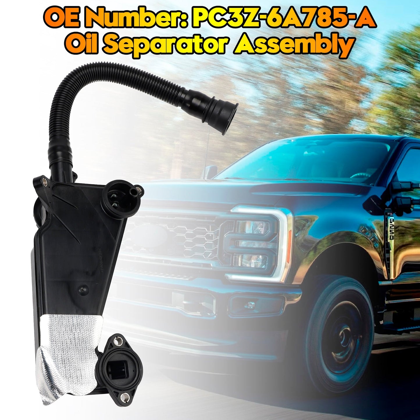 PC3Z-6A785-A Oil Separator Assembly For Ford F-250 Super Duty 6.7L Diesel 2023-2024