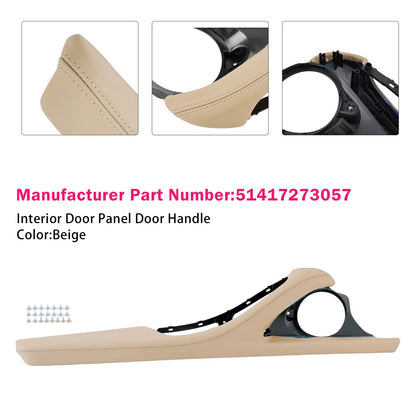 BMW 5 Series F11 F10 F18 2010-2016 Interior Door Panel Door Handle Beige