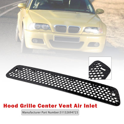 BMW E46 M3 2001-2006 Hood Grille Center Vent Air Inlet 51132694723